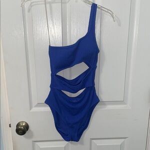 Aerie Vibrant Blue Full Coverage Swimwear